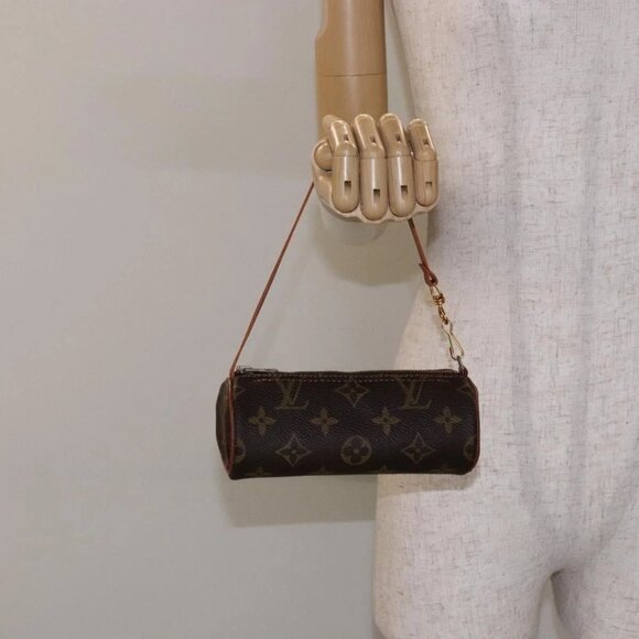 LOUIS VUITTON Monogram Papillon Pouch LV Auth - Picture 16 of 16